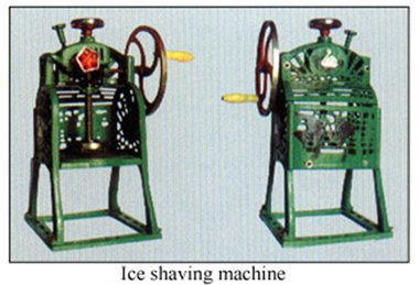 е Ice shaving machine