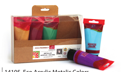 美术颜料 14105 Eco Acrylic Metalic Colors