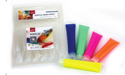 美术颜料 14109 Eco Acrylic Neon Efect Colors